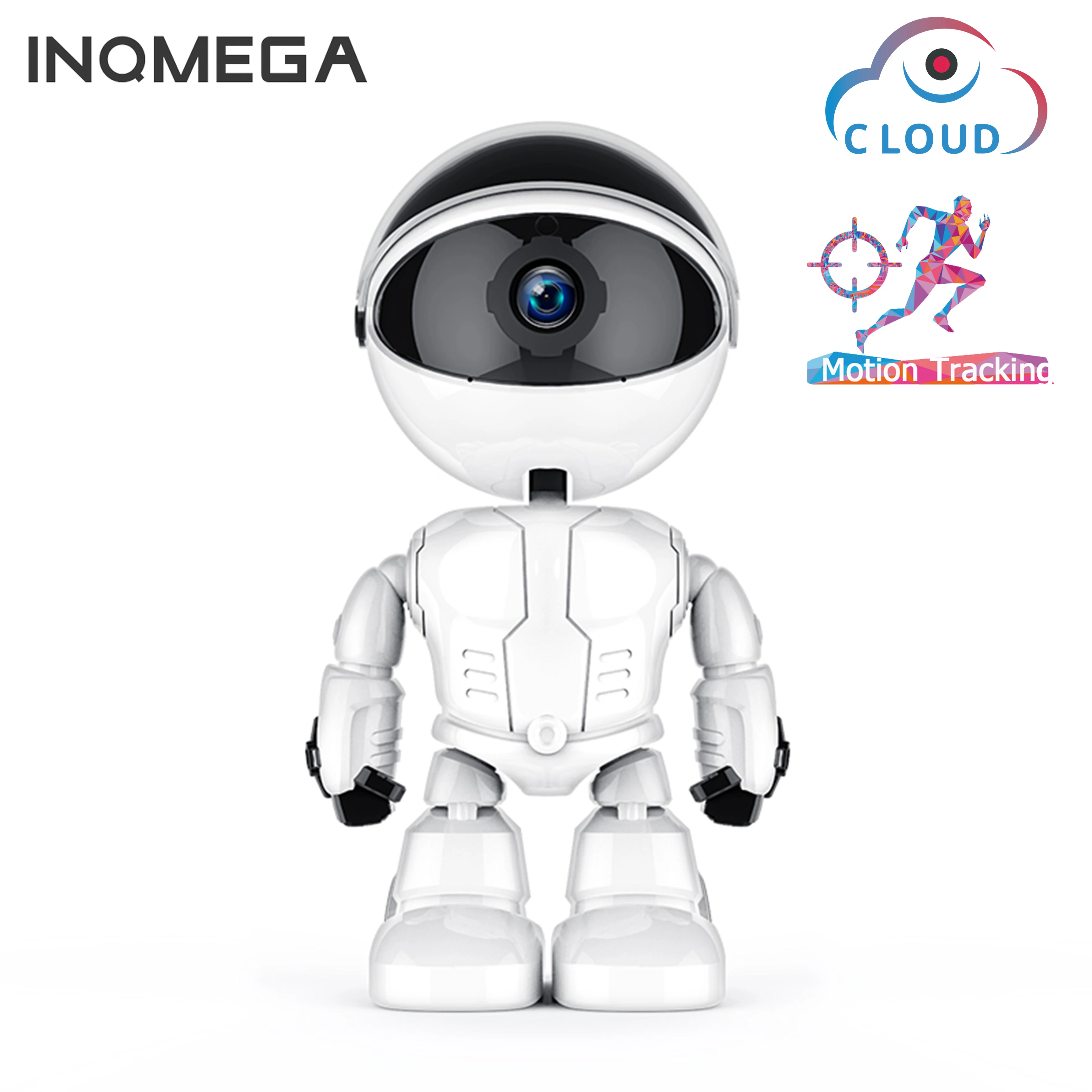 INQMEGA 1080P Cloud WIFI Robot camera Home Security Surveillance IP Camera Children Accompany Wireless WiFi CCTV | Безопасность и
