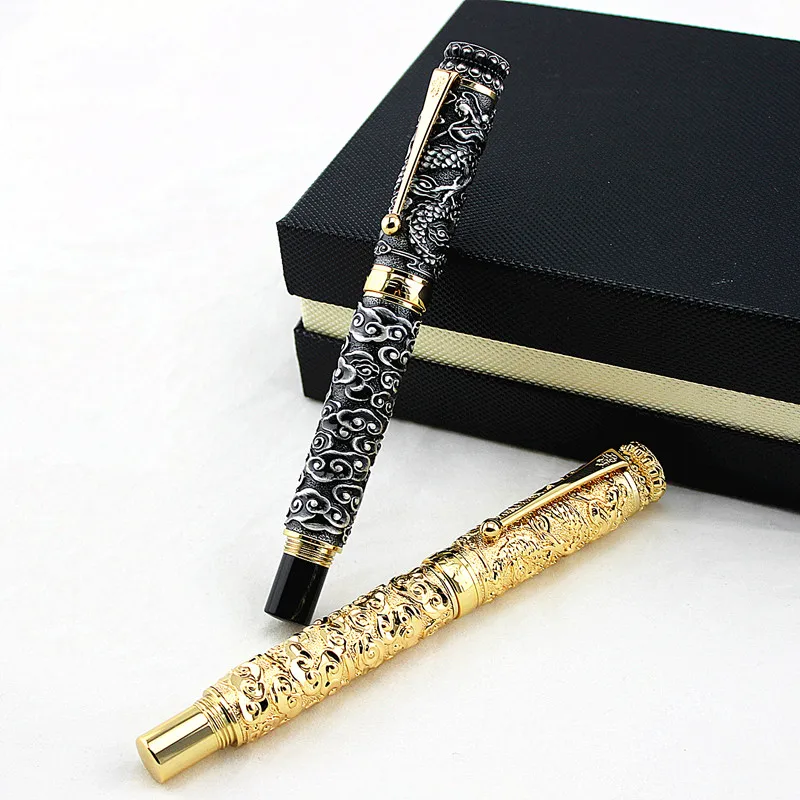 Jinhao Vintage Luxurious Rollerball Pen New Dragon Playing Pearl