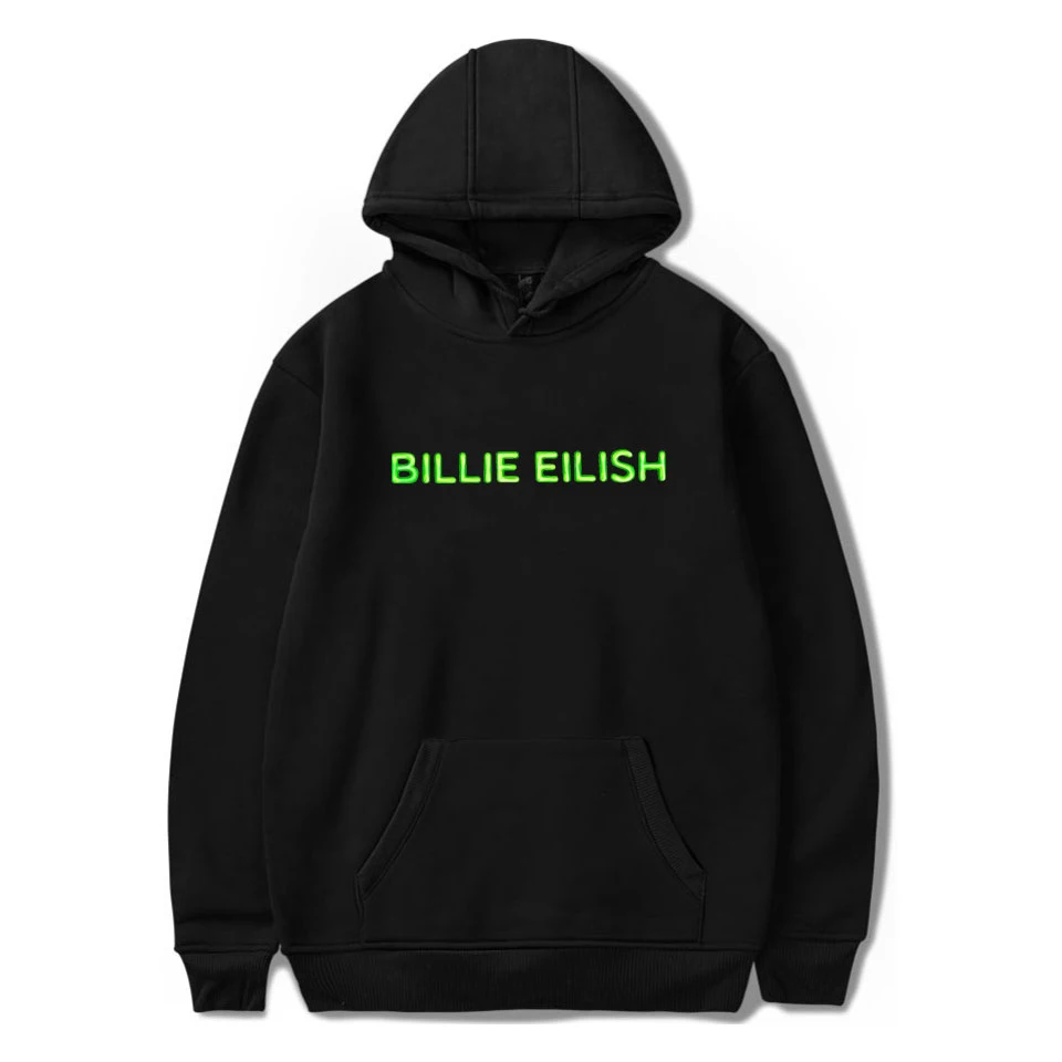 Billie Eilish Толстовка для мужчин/wo мужские пуловеры Billie Eilish толстовки Осень Зима хип хоп Повседневная хлопковая уличная одежда 4xl