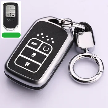 

Zinc alloy Luminous Car Remote Key Case Cover For Honda Civic Accord Pilot CRV HR-V City Odyssey Fit Freed 2016 2017 2018 2019