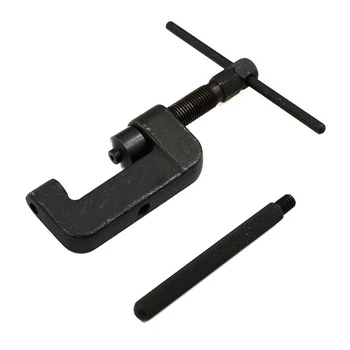 

Chain Breaker Riveting Tool Kit Carbon Steel Chain Breaker Riveting Cutter Bike Motorcycle Cam Drive Mechanical Repair Tool Kits