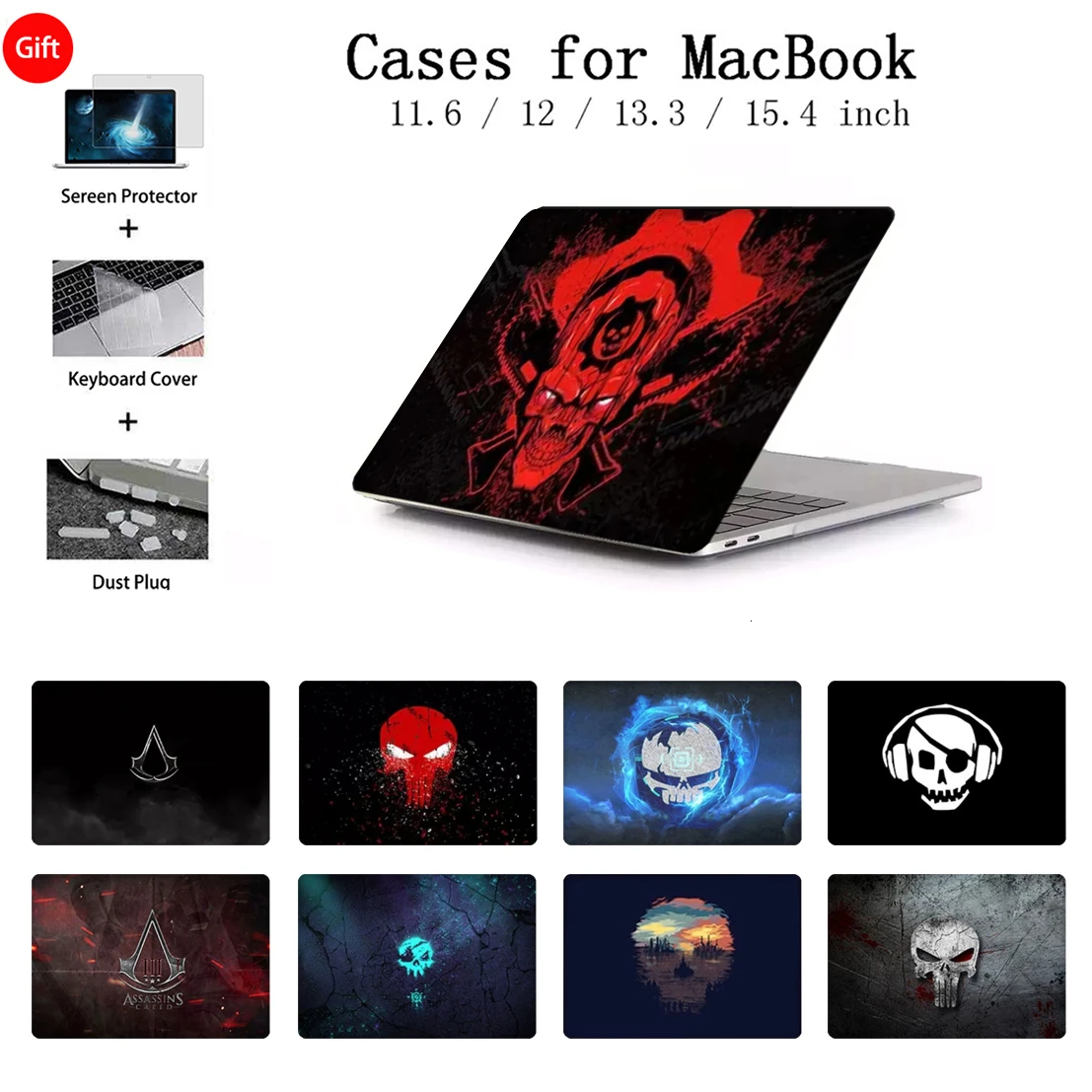 Новый чехол для Apple MacBook Air 13 дюймов A1932 ноутбука 2019 Pro retina 15 Touch bar A1989 A2159 Жесткий