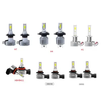

2pcs H1 H4 H7 H11 H8 H9 9005 9006 Led Headlight Bulbs 6400LM Car Styling 6000K