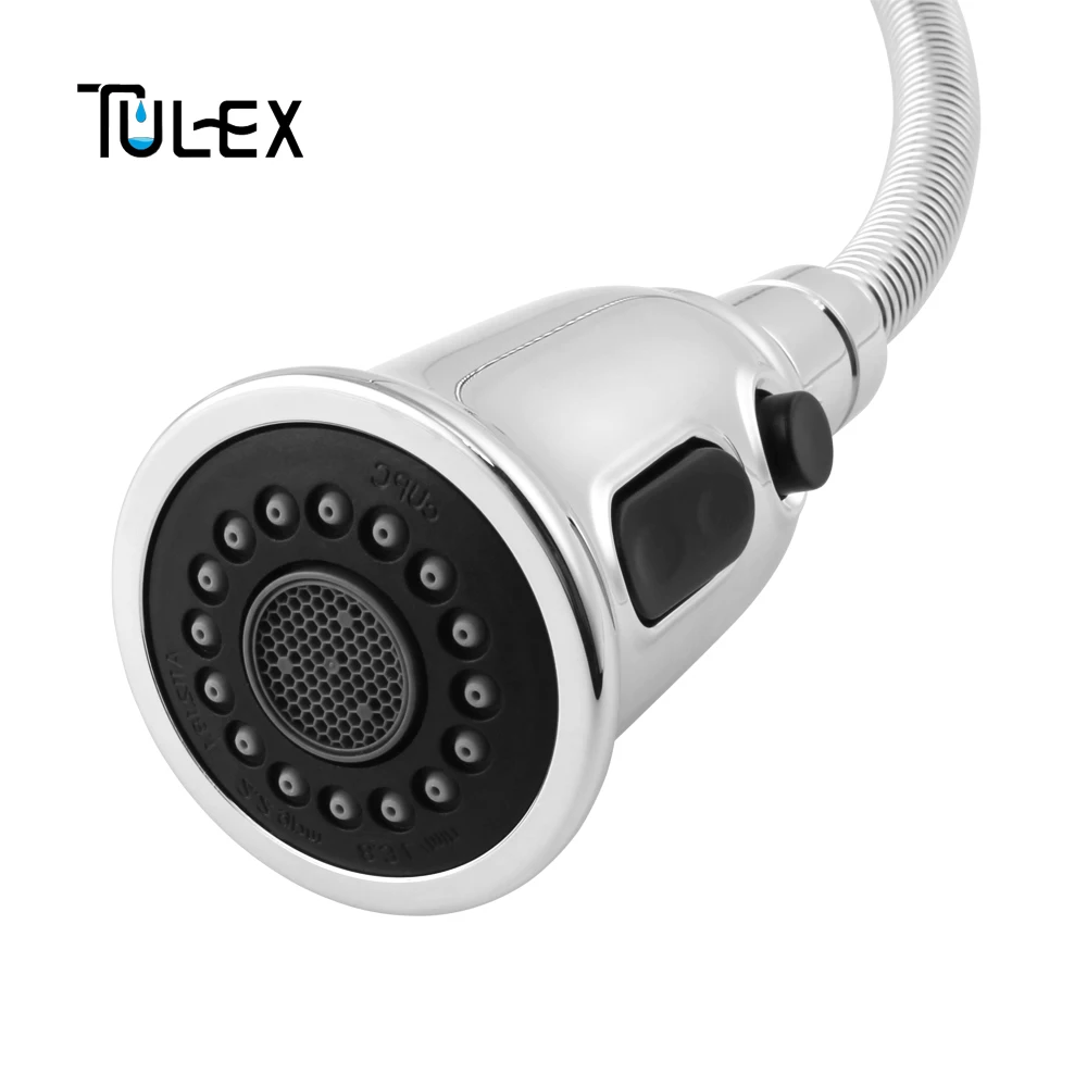 TULEX, 2 режима, кухонная душевая головка, кухонные опрыскиватели, выдвижная головка, кухонный кран, запасная часть, хромированный кран, душевая головка