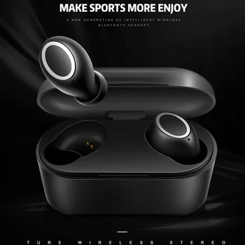

Ottwn 3D Stereo Sound Bluetooth V5.0 Earphone TWS Wireless Touch Earbud With Charge Case Sport Bass Headset Support iOS/Android