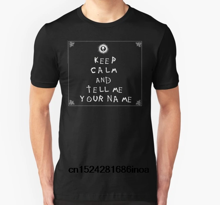 Модная крутая Мужская футболка Женская забавная с надписью смерти Keep Calm по