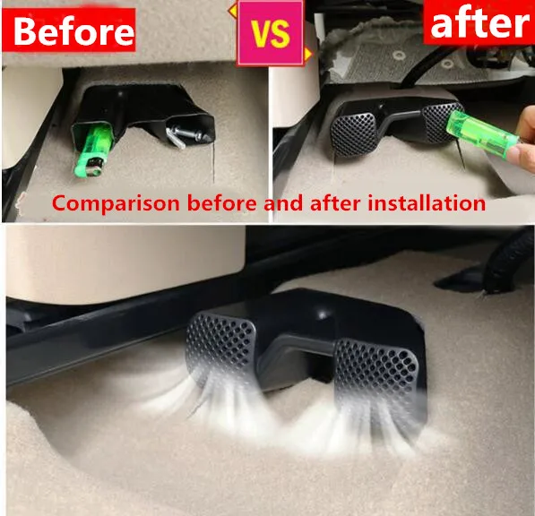 Применяется только для Renault Koleos/Kadjar Seat Air outlet заднего кондиционера dustproo blockproo Защитная Крышка Капота
