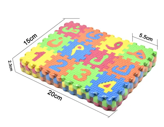 36 pcs Environmentally EVA Foam Puzzle Arabic Play Mat  Floor s Baby Carpet Pad Toys Muslim Kids 4