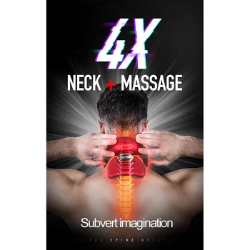 

Electric Pulse Neck Massager Heating FarInfrared Relaxation Low Frequency SPA Cervical Acupuncture Pain Relief Massager For Neck