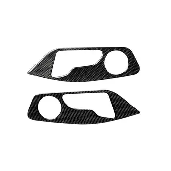 

For Q7 SQ7 4M 2016 2019 2 Pcs Per Set Seat Handle Stickers Cover Trim Carbon Fiber Auto Sticker