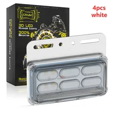 

Safety Lights Side Marker Lights Warning Lights Waterproof 12V-24V 4Pcs Set
