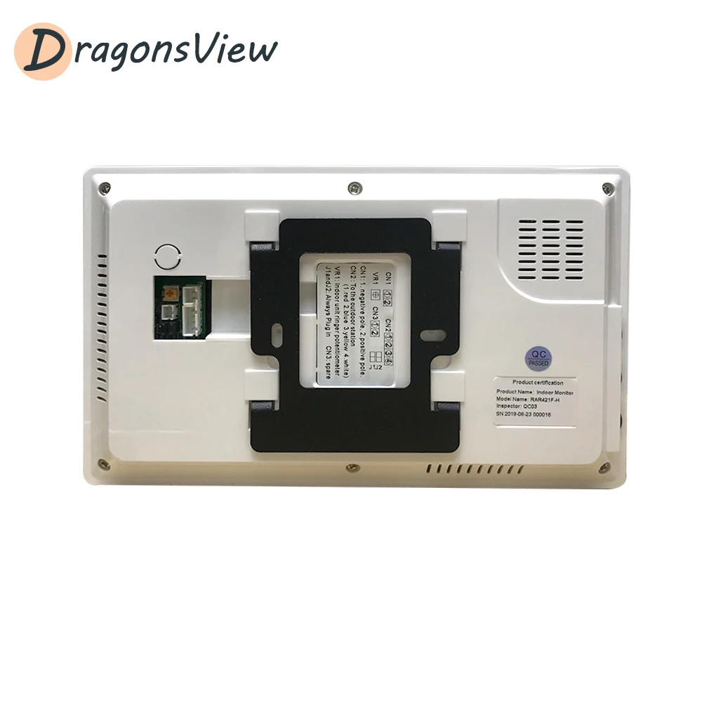 Видеодомофон Dragonsview с замком видеодомофон ИК видением дверной звонок камера 7