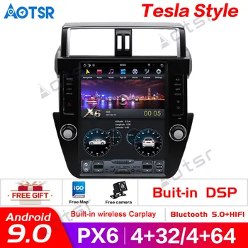 

Tesla Style Android 9.0 Car GPS Navigation Multimedia Player For TOYOTA LAND CRUISER Prado 150 2014-2017 Headunit Carplay PX6 HD