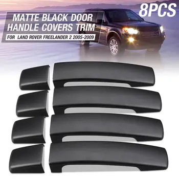 

8PCS Car Exterior Door Handle Cover Trim For Land Rover LR2 LR3 Freelander Sport Freelander 2 2005 2006 2007 2008 2009