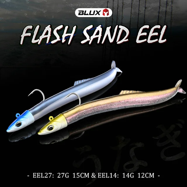 BLUX FLASH SAND EEL soft fishing lure