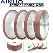 125mm diamant meule meuleuse parallèle disque fraise carbure d'acier de tungstène outils abrasifs rotatifs 150 400 #