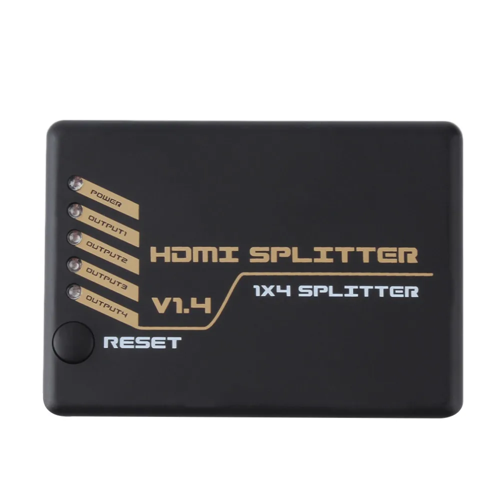4K HDMI сплиттер Full HD 1080P переключение видео HDMI коммутатор 1 в 4 HDMI Двойной усилитель HDTV экран для DVD PS3 Xbox