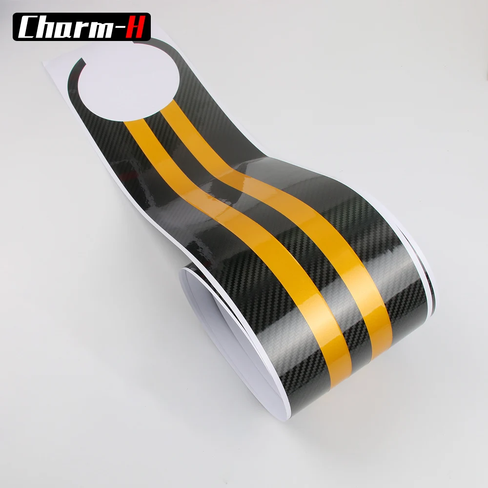 Car Styling 5D Carbon Fiber Car Hood Bonnet Sticker Decals M Performance Decor For BMW e90 e46 e39 e60 f30 f10 f15 f16 X5 x6 X3