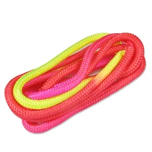 5 цветов, Спортивная, для спортзала, Радужная, цветная, для художественной гимнастики, прочная, для соревнований, для художественных тренировок, веревка для гимнастики