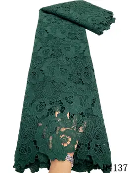 

Green High Quality Lace Guipure Cord Lace Fabric African Cord Lace Fabric 2020 Water Soluble Lace Nigerian Lace Fabrics HJ4137