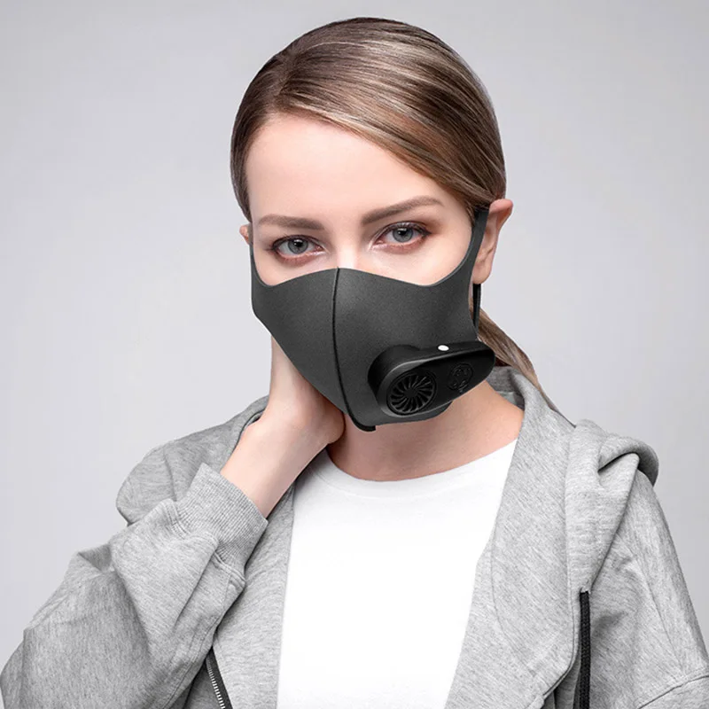 

PM2.5 Smart Electric Face Mask Air Purifying Easy to Wear Masks Anti Dust Pollution Mask For Germ Protection