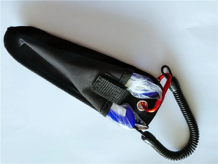 

North Stainless Steel Multi-functional Scimitar Medium Forceps Control Fish Pliers Shear Line Open-Loop with Connecting Rope for