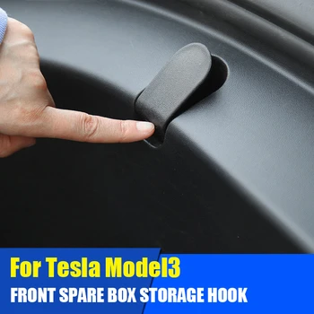 

2020 NEW For Tesla Model 3 Front Spare Box Hook Refit Of Car Hanging Storage Box Apply To Tesla Model Three
