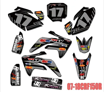

Customized Numbers GRAPHICS BACKGROUNDS DECALS STICKERS Kits for Honda CRF150R CRF 150R 2007 2008 2009 2010 2011 2012 2013-2018