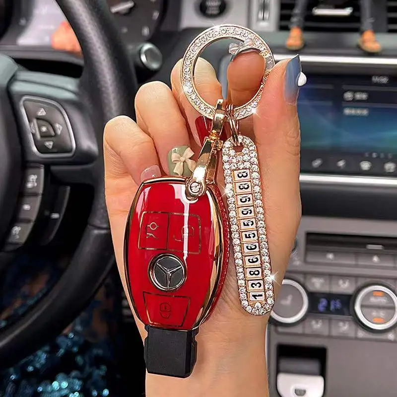 Cover Chiave/telecomando per Mercedes nuovo modello E300L A200L GLC C260L GLA220 C200L 11 Cover Chiave/telecomando per Mercedes nuovo modello E300L A200L GLC C260L GLA220 C200L - H7f3a176dd87b4f5cb5ed9ae39af26b21r