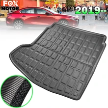 Индивидуальные загрузки грузового лайнера для Mazda 3 BP седан задний багажник пол коврик лоток ковер