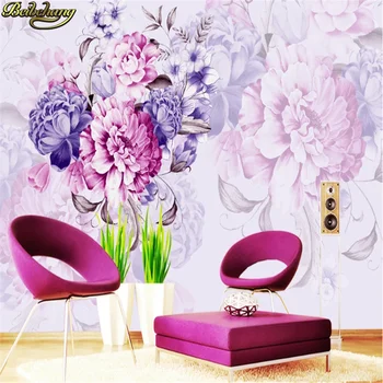 

beibehang Custom 3d wallpaper mural hand-painted peony TV background wall papers home decor papel de parede 3d wall paper