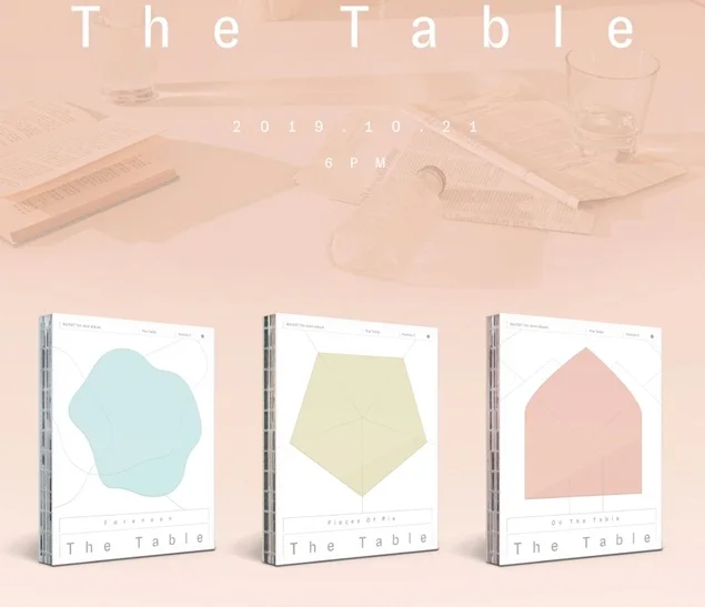 

[MYKPOP]~100% OFFICIAL ORIGINAL~ NUEST NU'EST 7TH MINI ALBUM: THE TABLE, KPOP Fans Collection - SA19111901
