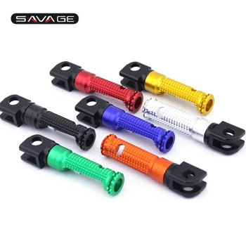 

Front Footrest Peg Pegs Adapters For YAMAHA YZF R6/R1/R1M/R1S YZF-R6 YZF-R1 Motorcycle Rider Passenger Foot Rest Pedal CNC