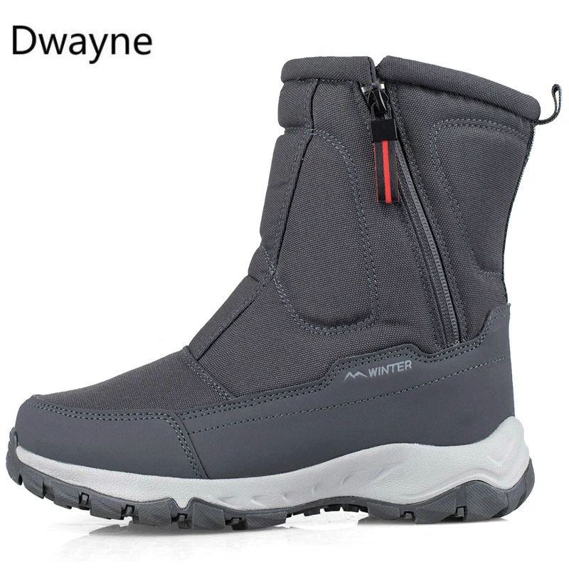 Women Snowboots Women's Winter Shoes Couple Snow Boots Ankle Boots Canvas Plush Boots Zipper Platform Boots Botas Mujer