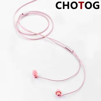 

Waterproof In-Ear Eraphone Silicone Noise Reduction Cable Control Smartphone Computer Universal Headphones Wired Mic Headset