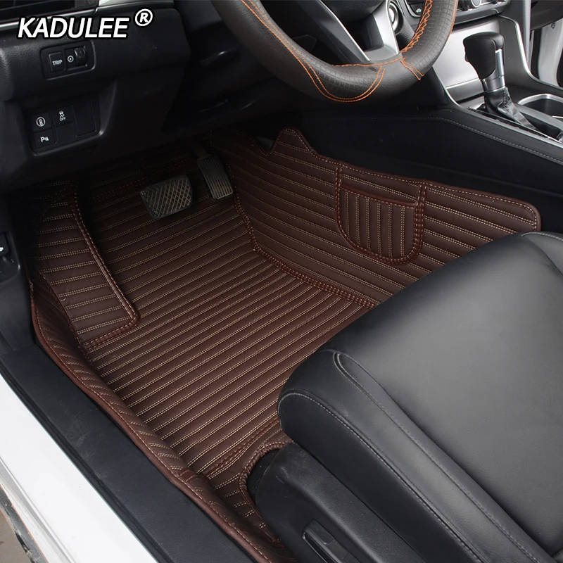 KADULEE изготовленные на заказ автомобильные коврики для BMW e36 e39 e46 e60 e90 f10 F15 F16 f30 x1 x3 x4 x5 x6 1/2/3/4/5/6/7 серии автомобильные коврики для ног