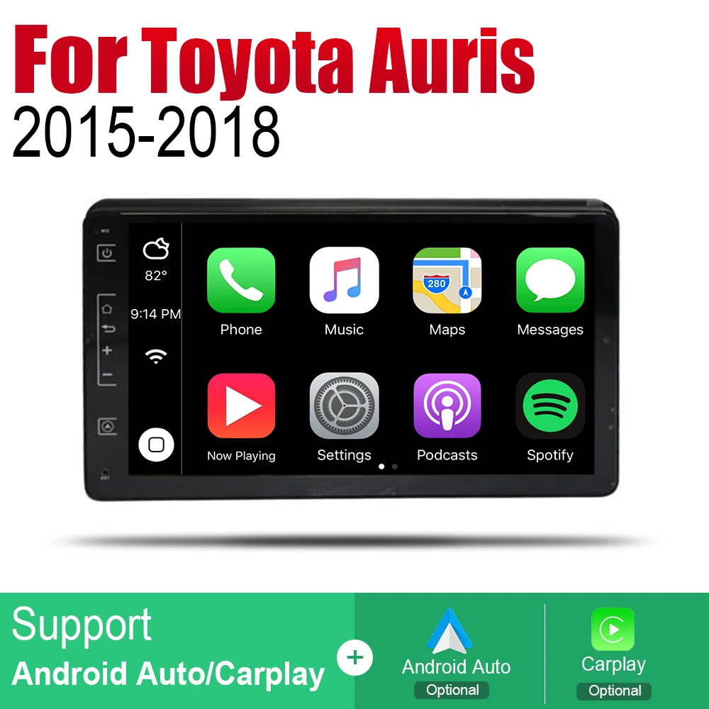 Автомагнитола ZaiXi Android 2 Din для Toyota Auris 2015 ~ 2018 автомобильный мультимедийный плеер