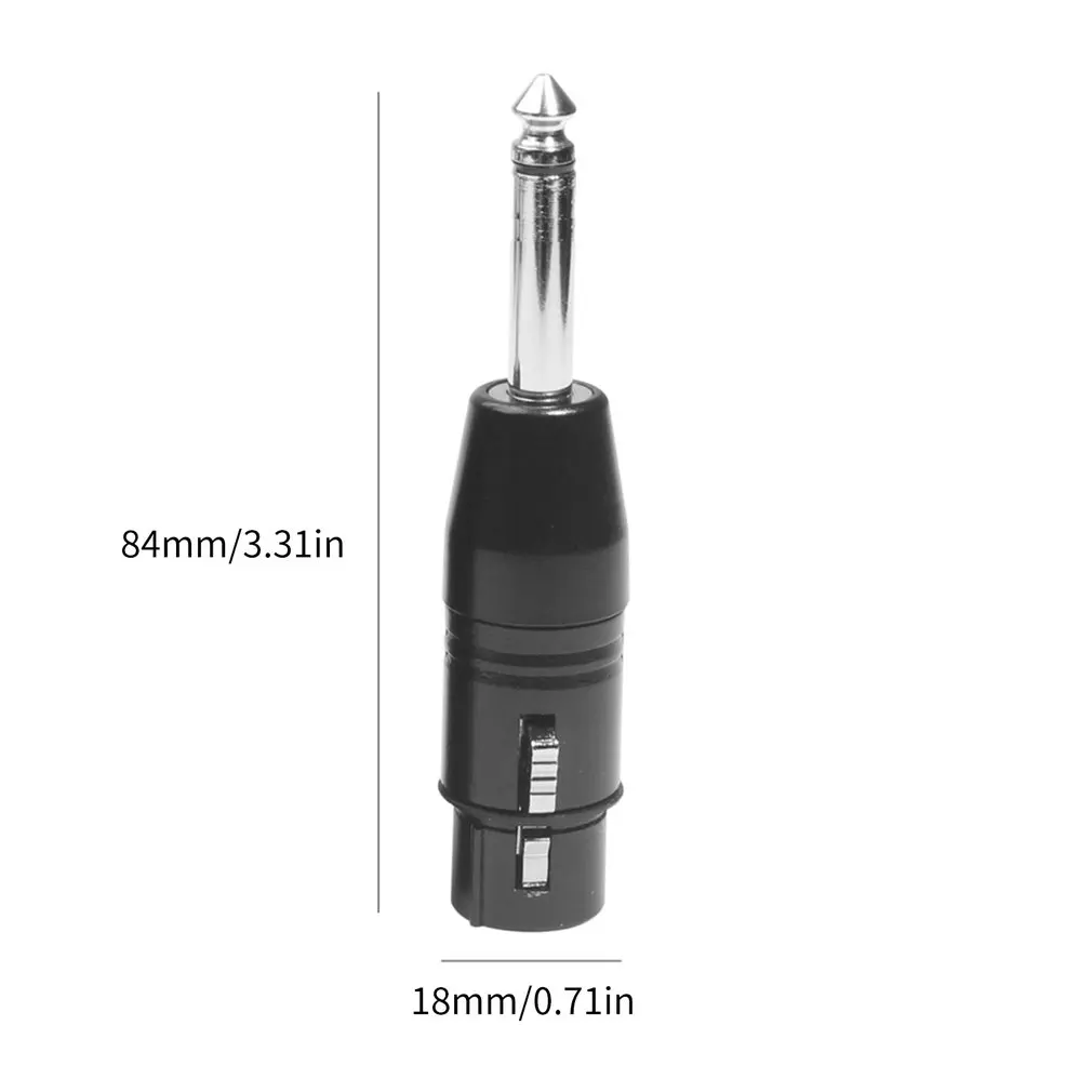 Разъём Xlr 3-контактный разъем для 6,35 6,5 мм с одним разъемом 2-полюсный В комплект поставки входит адаптер 6,35 Мужской подойдет как для повседневной носки, так передача карты фермер адаптер