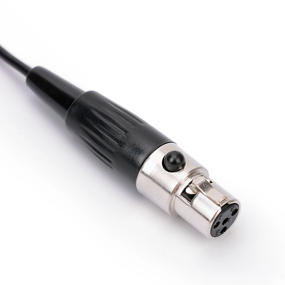 Sennheiser AKG Shure 벨트 백용 단방향 옷깃 마이크 각도 조절 가능 4 핀 3 핀 XLR 3.5mm 잠금 가능 라 발리에 마이크