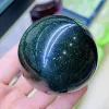 Natural Green Sand Goldstone Sand Sphere Globe Ball Chakra Reiki Healing  Crafts Home Decoration 6