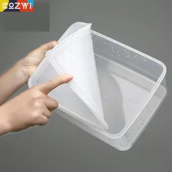 

5l Large Capacity Food Container Transparent Crisper For Dumplings With Ice Cube Tray Multi Purpose Food Container
