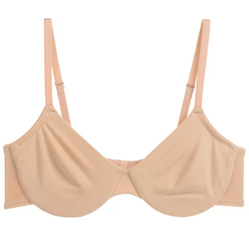 

Pure Color Bra with Steel Ring Ultra-Thin Comfortable Women's Seamless Cotton Bra