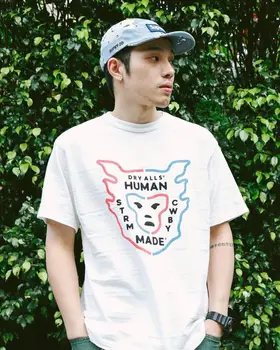 

20ss HUMAN MADE T shirt Slub Cotton Men Women Top Version Summer Style HUMAN MADE Top Tees hip hop HUMAN MADE Tshirt