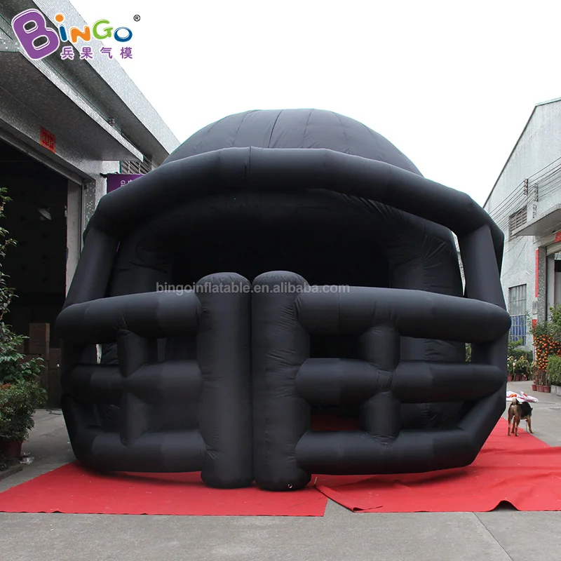 Factory Outlet Inflatable Sports Tunnels black helmet and Tent / inflatable helmet toy tent