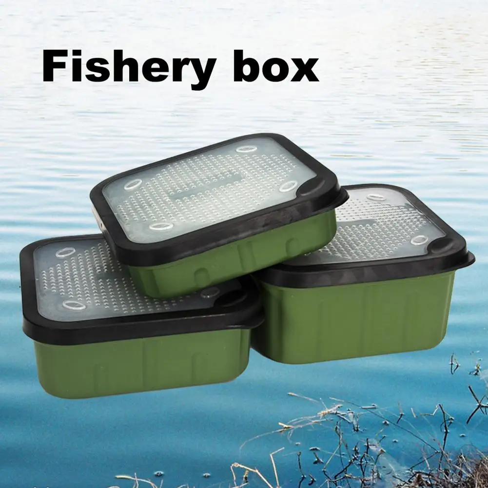 Lure Case Large Capacity Breathable Green Waterproof Fishing Lure Portable Bait Storage Box Multi-purpose Mixed Tray for Outdoor