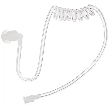 

Security Coiled Acoustic Tube Ear Bud For Earphone Headset Earpiece J1J3