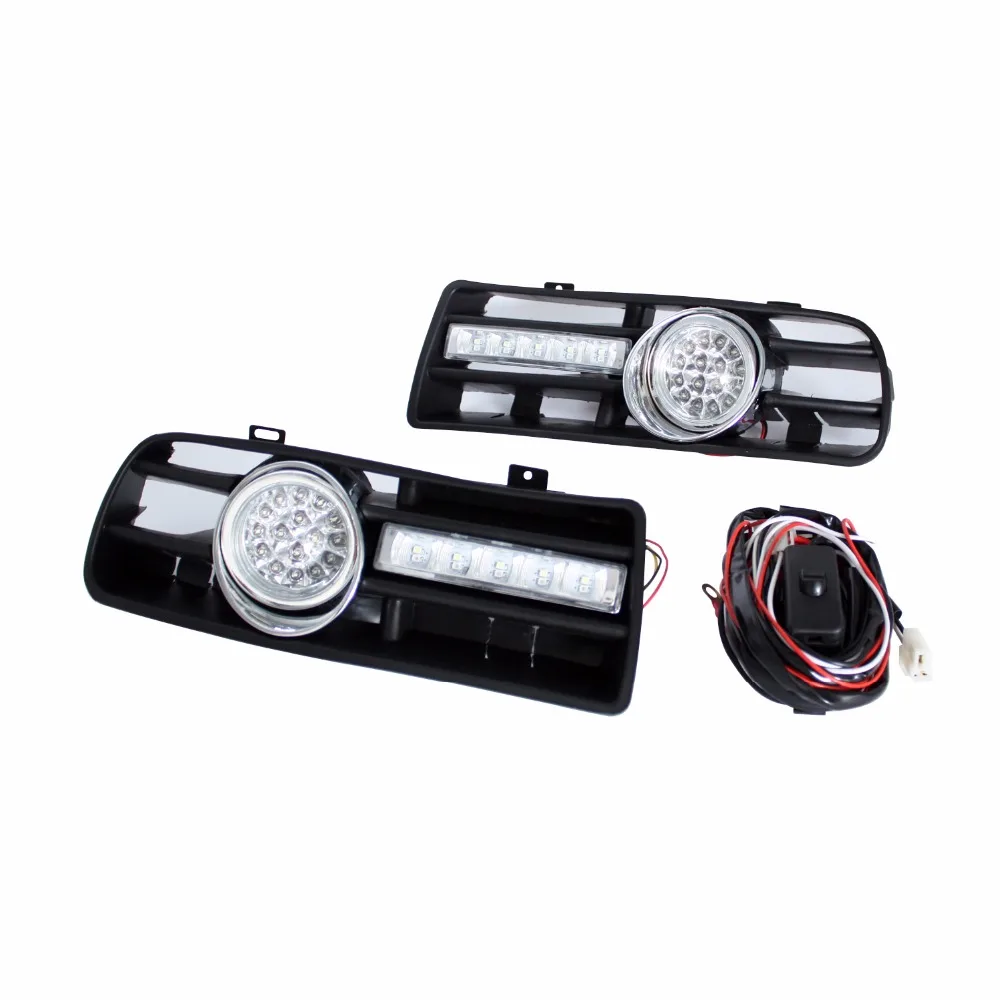 Для VW Volkswagen GOLF MK4 1998-2004 2 шт. авто светодиодный автомобильный бампер решетка DRL
