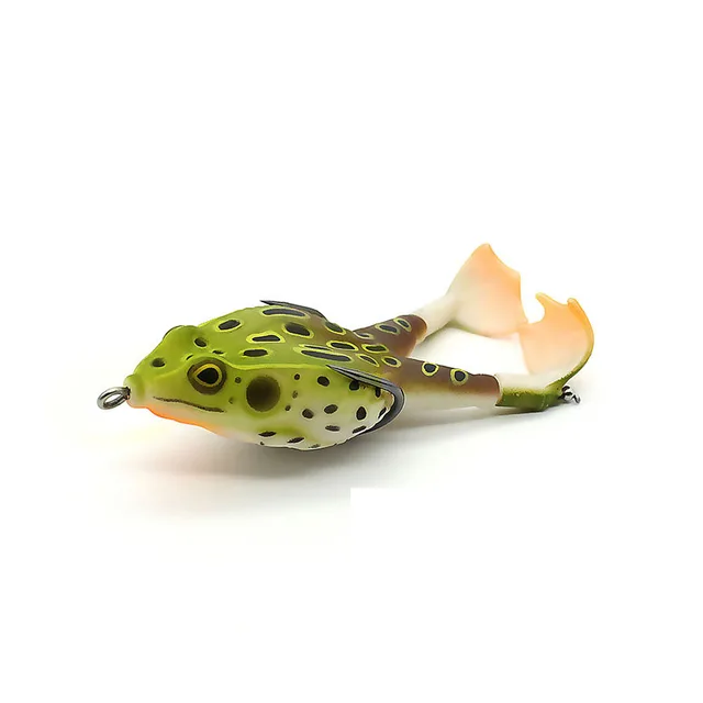 Double Propeller Frog Soft Baits Shad Soft Lure Jigging Fishing Lure Bait Prop Topwater Catfish Silicone Artificial Wobblers 2