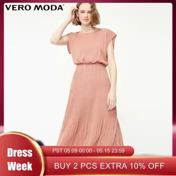 

Vero Moda Women‘s Pleated Batwing Sleeves Dress | 31917A506