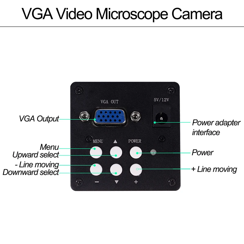 Цифровой электронный видео микроскоп+ 60F/S VGA промышленный микроскоп камера+ 130X C крепление объектива металлическая подставка для пайки телефона